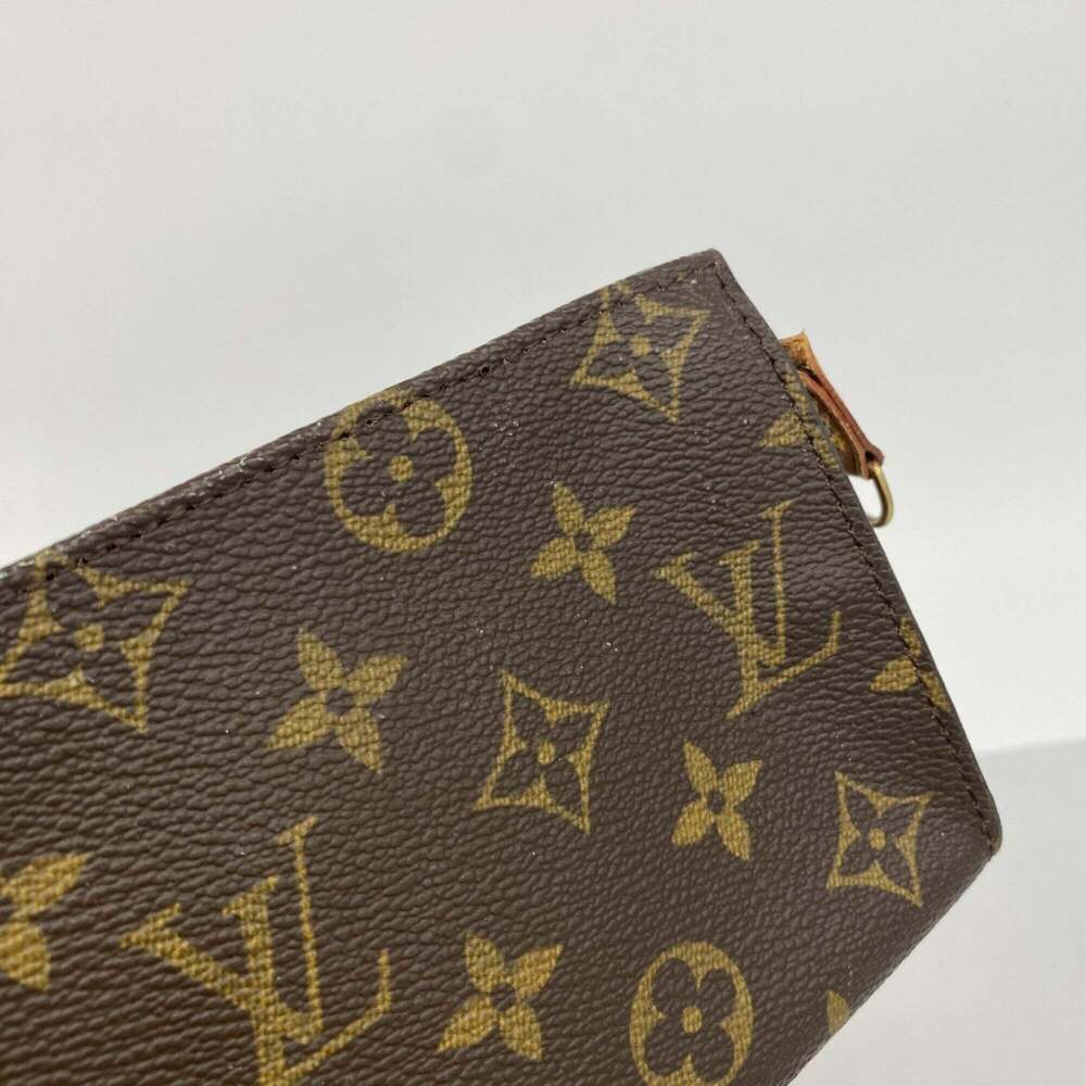 LOUIS VUITTON Authentic Brown Monogram Tote Bag - Picture 11 of 12